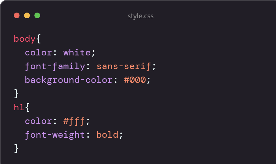 Kode HTML