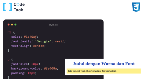 Typography & Warna