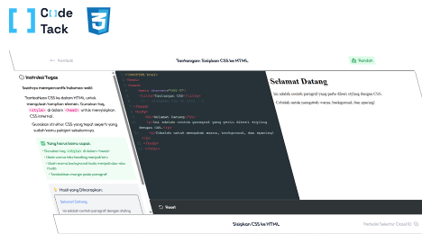 Sisipkan CSS ke HTML