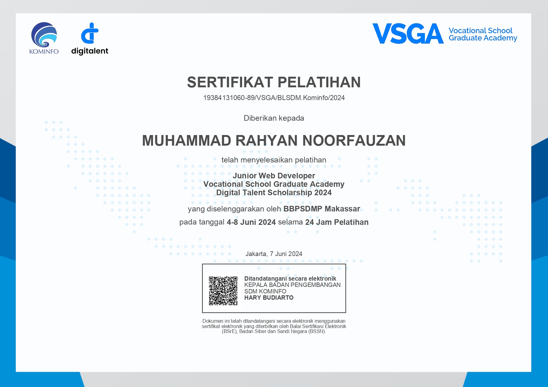 Junior Web Developer (Vocational School Graduate
                      Academy)
